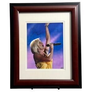 Kelly Pickler Singer Autographed Framed Photo 14x17 COA Sports Memorabilia